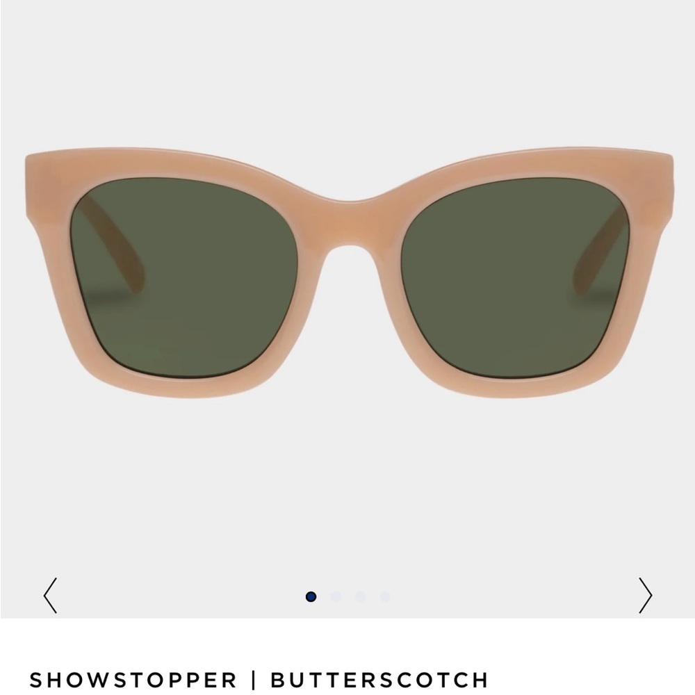 Le Specs Showstopper Sunglasses in Butterscotch